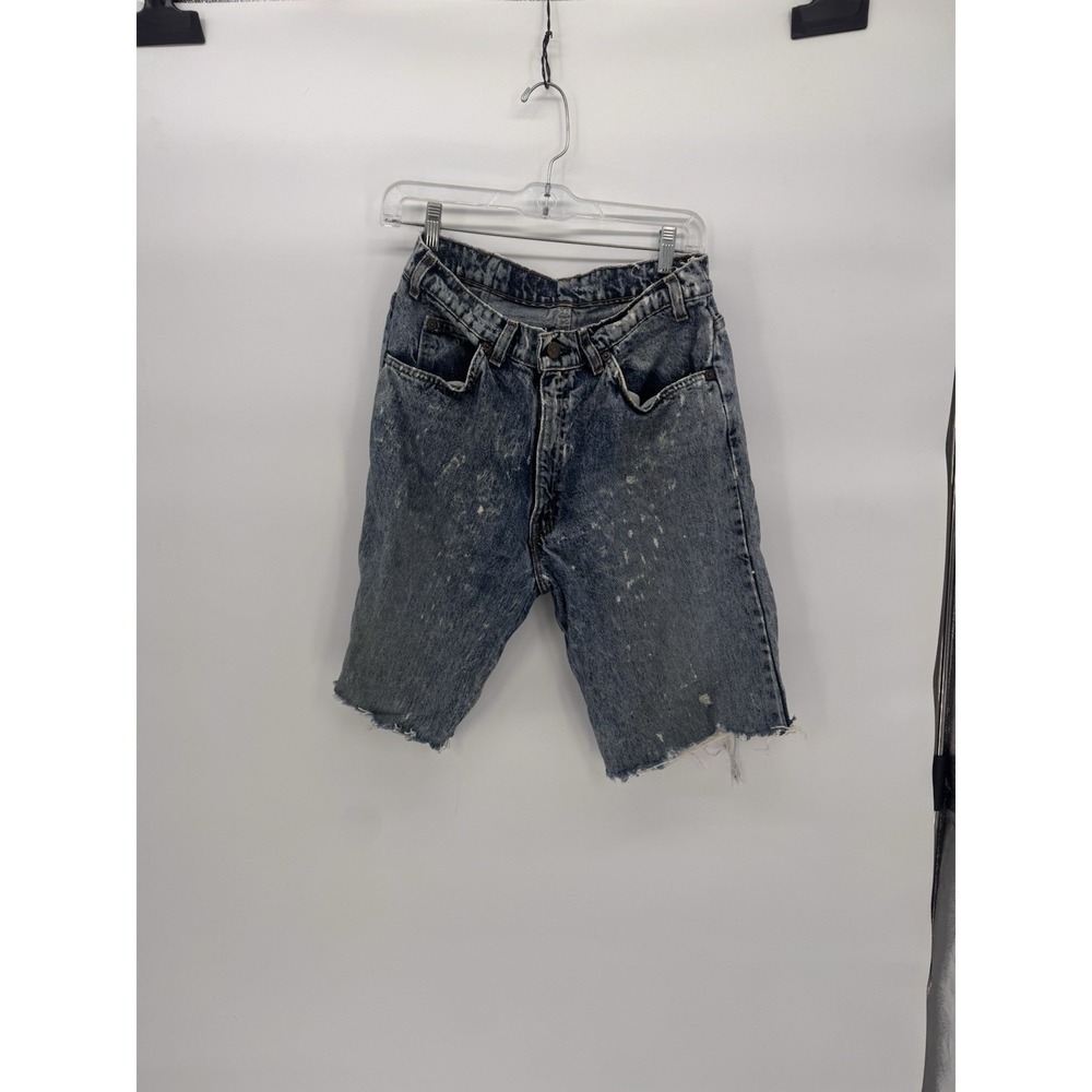 Vintage Levi's Orange Tab Cut Off Shorts Waist Size 28‎ Made In USA  Distressed